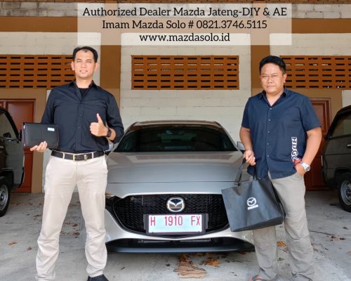 Serah terima pembelian unit MAZDA 3 HB kpd keluarga Bpk Edy - Boyolali