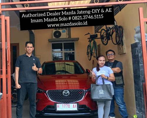 Serah terima pembelian unit MAZDA CX-3 TOURING kpd keluarga Bpk Dhanang - Karanganyar